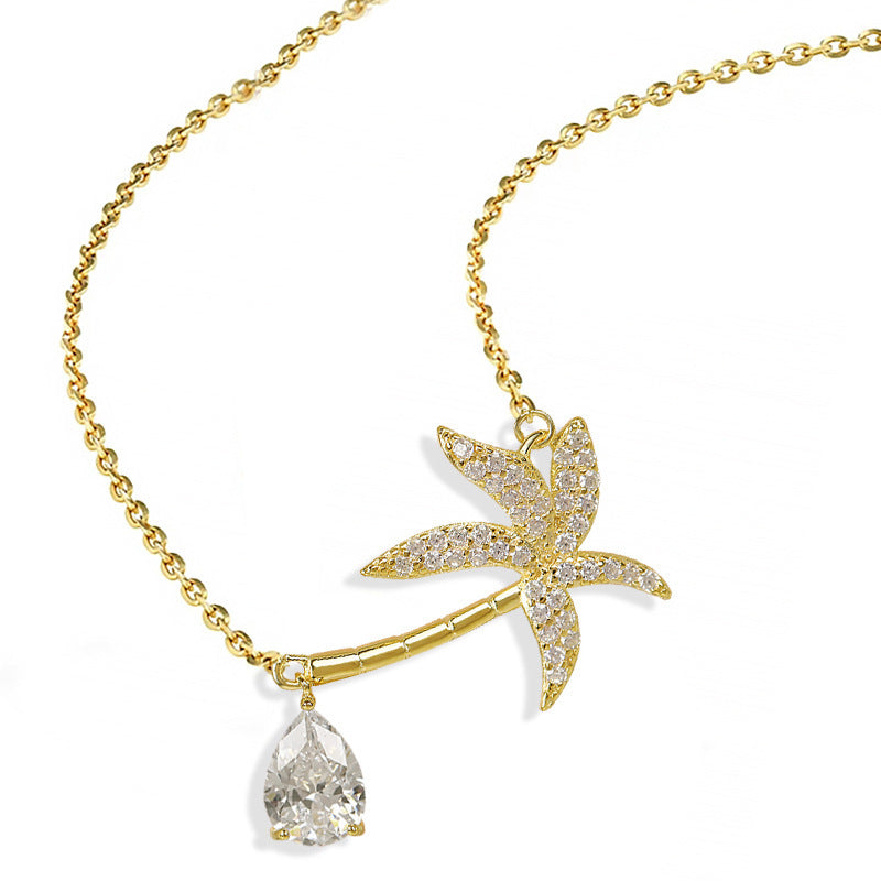 Lönnblads halsband guld